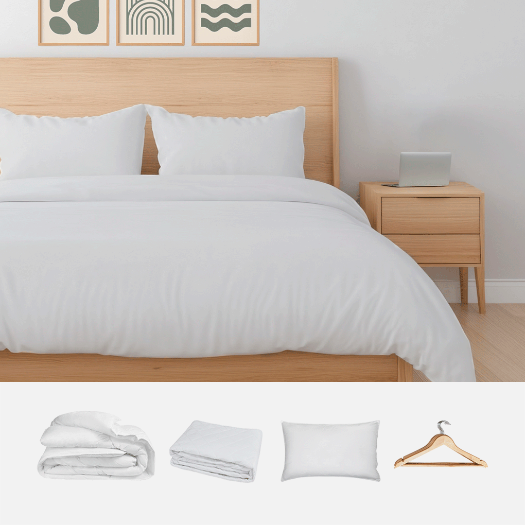 bedding-Light Grey-Premium