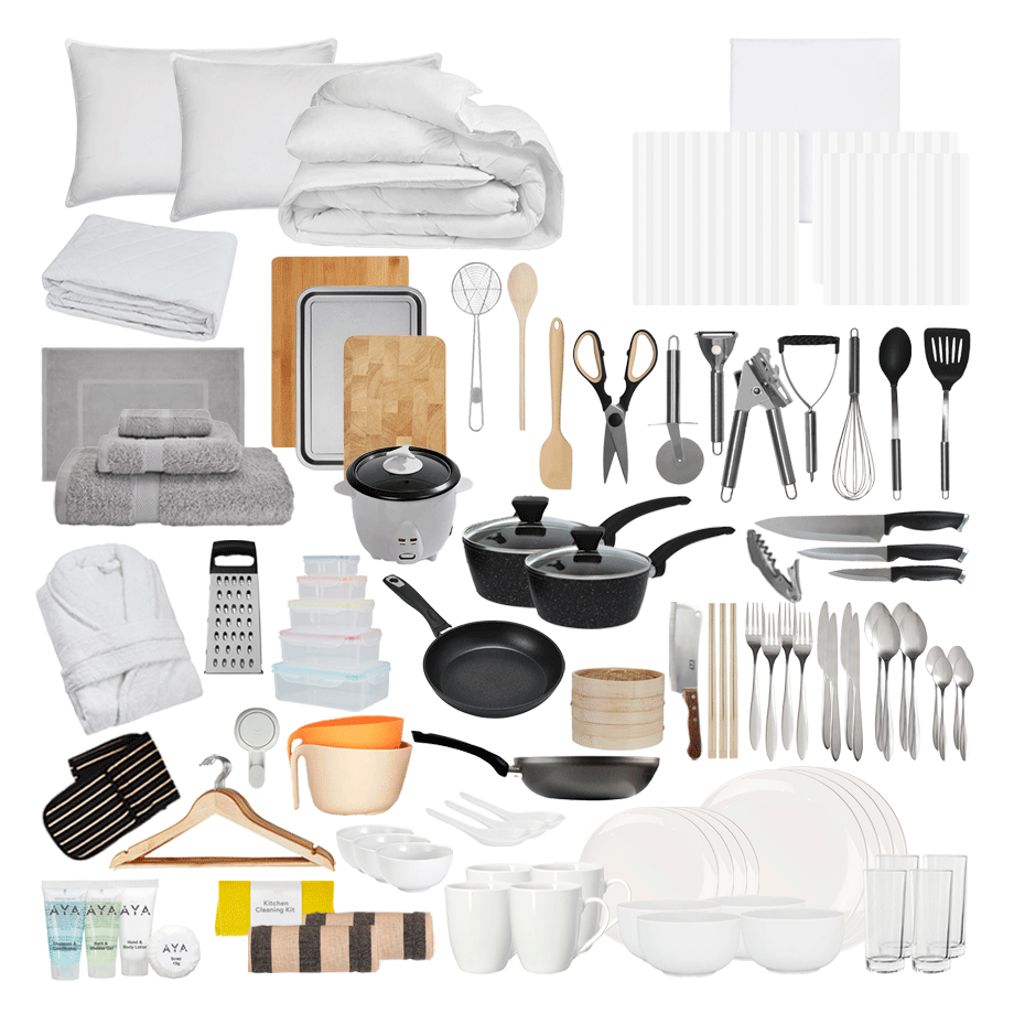 place-setting-4-bedding-Satin Stripe-Premium