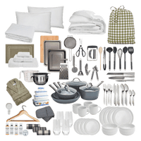 place-setting-4-bedding-Olive Check-Premium