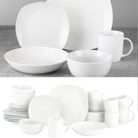 4x Person Deluxe Stoneware Dinner Sets
