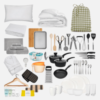 place-setting-2-bedding-Olive Check-Premium