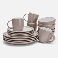 4x Person Deluxe Stoneware Dinner Sets