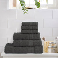 100% Cotton Towel Set - Charcoal *Limited Stock Remaining*