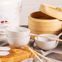 Bamboo three tier 20cm Steamer