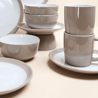 4x Person Deluxe Stoneware Dinner Sets