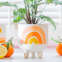 Boho Rainbow Plant Pot