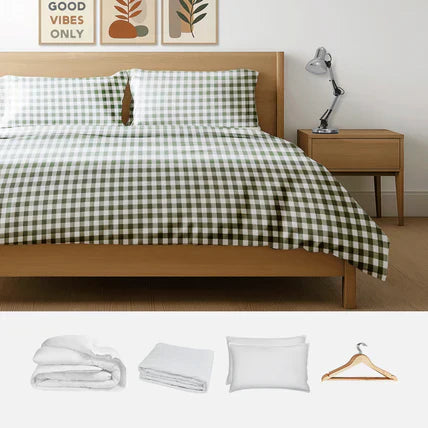 bedding-Olive Check