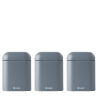 3pc Canister Set - Slate Grey