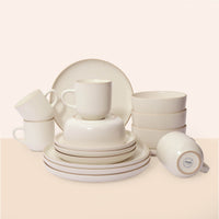 4x Person Deluxe Stoneware Dinner Sets