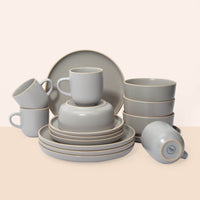 4x Person Deluxe Stoneware Dinner Sets