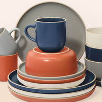4x Person Deluxe Stoneware Dinner Sets