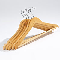 10 X Wooden Hangers - UniKitOut