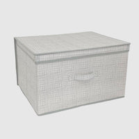 Canvas Storage Box with lid - various styles - UniKitOut