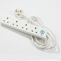Multi-Socket Surge Protected Plug Extension - UniKitOut