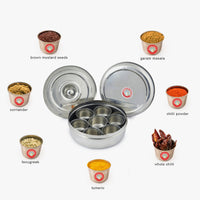 Masala Dabba Indian Spice Kit with spices - UniKitOut